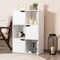 Costway 6 Cube Bookcase Cabinet Wood Bookcase Storage Shelves Room Divider Organization
